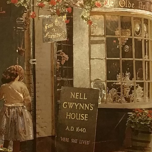 Vintage Artwork(Nell Gwynn's House Here She Lived)